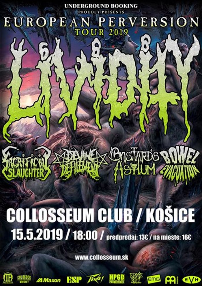 European Perversion Tour 2019 - 15. 5. 2019 - Koice, Collosseum