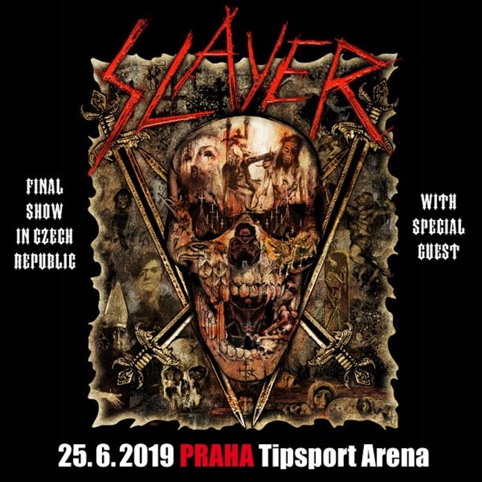 SLAYER - Final World Tour - Praha, Tipsport Arna  25. ervna 2019