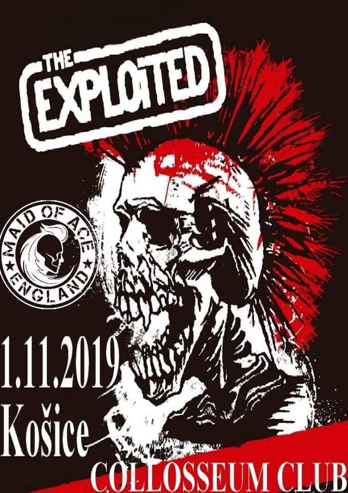 DRAIN DOWN, MAID OF ACE, THE EXPLOITED - 1. 11. 2019, Koice, Collosseum