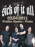 SICK OF IT ALL, DEAFNESS BY NOISE, FLOWERS FOR WHORES - Praha, Abaton - 2. dubna 2011