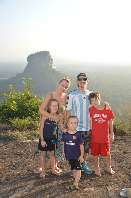 urby s rodinou na Sri Lanke - Sigirya