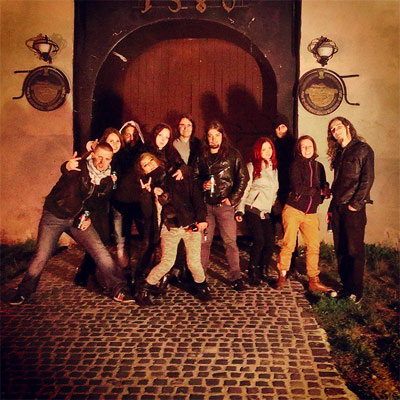 Samhainfest 2014 Hungary &  Romania tour - (2. st denku CRUADALACH z cesty do zem Vlada Draculy)