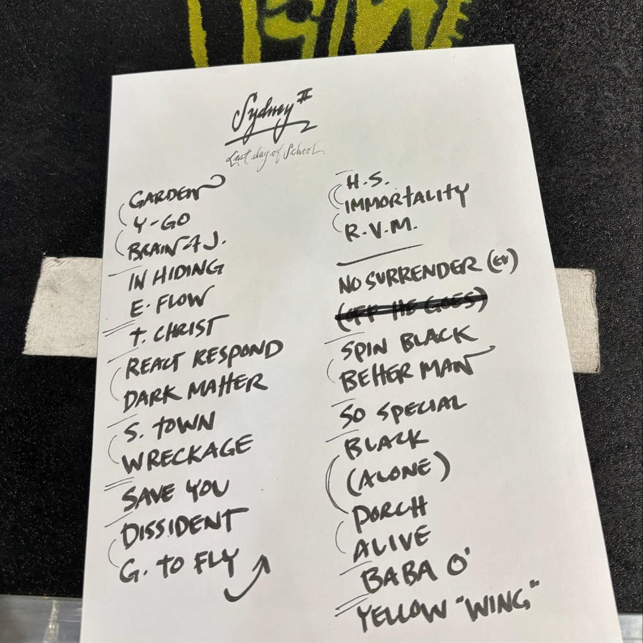 Playlist Pearl Jam