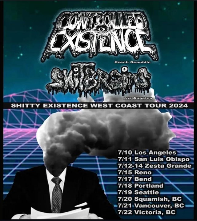 CONTROLLED EXISTENCE - USA Tour 2024