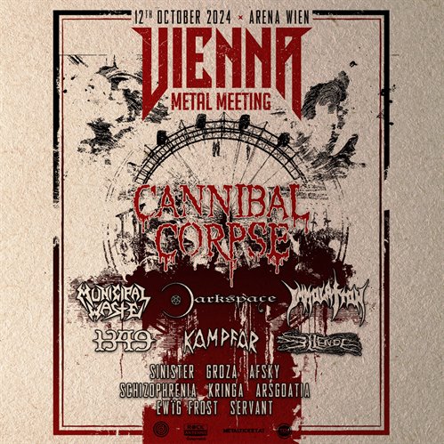 VIENNA METAL MEETING 2024 - Viedeň, Arena - 12. októbra 2024