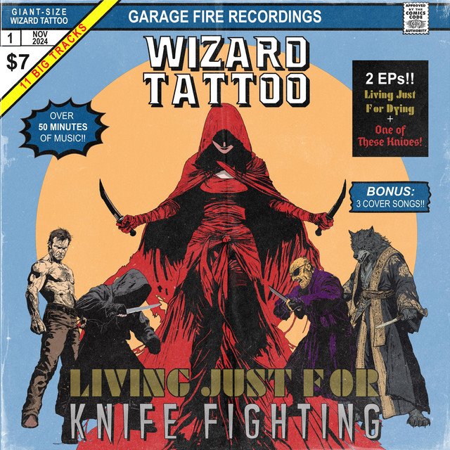 WIZARD TATTOO - Living Just For Knife Fighting