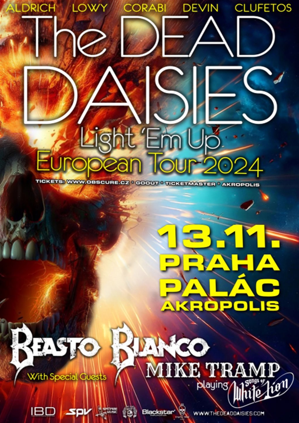 THE DEAD DAISIES, BEASTO BLANCO, MIKE TRAMP