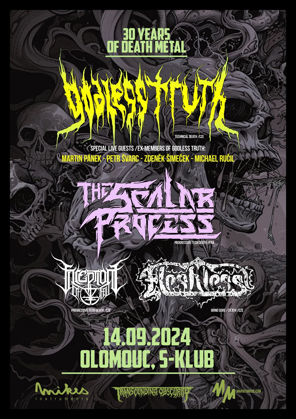 Koncert ke 30 letům GODLESS TRUTH na scéně. S několika bývalými členy na domácí půdě v S Klubu