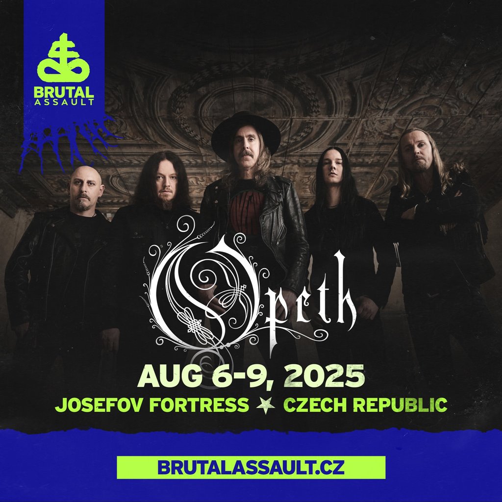 Řady headlinerů pro BRUTAL ASSAULT posilují švédští OPETH